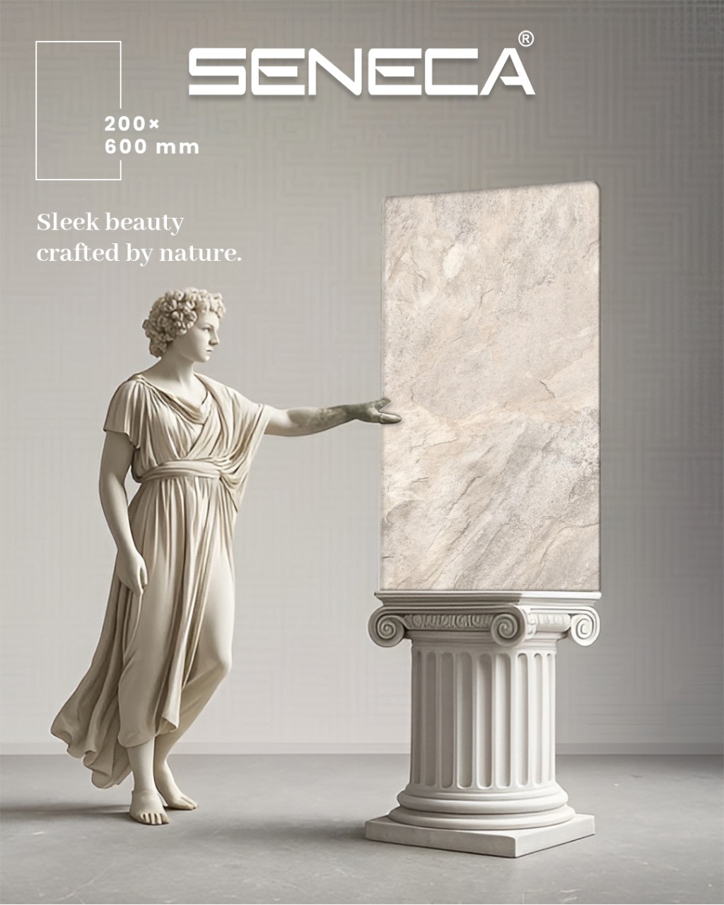 Modern home interior with beautiful tiles